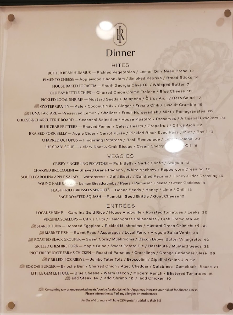 Iron Rose Menu - Image 4